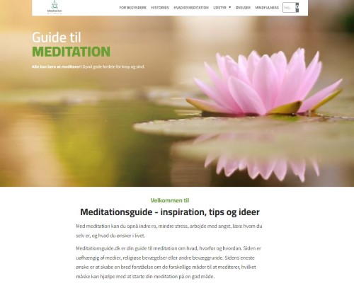 køb affiliate meditations hjemmeside